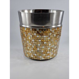 Pier 1 Gold And Silver Champagne Wine Ice  Bucket Celebration Party